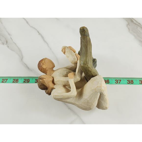 Willow Tree New Life Family Figurine 2000 Demdaco Nursery Decor 5" Resin Vtg - Picture 15 of 15